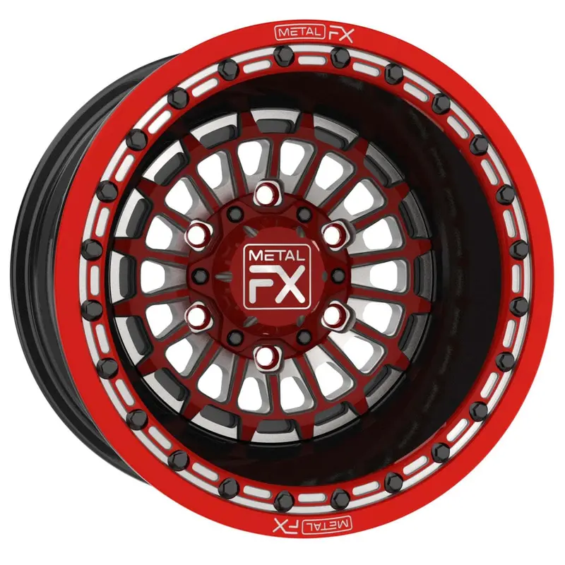 Metalfx 15" Delta 6R Forged 3-Piece Beadlock 1