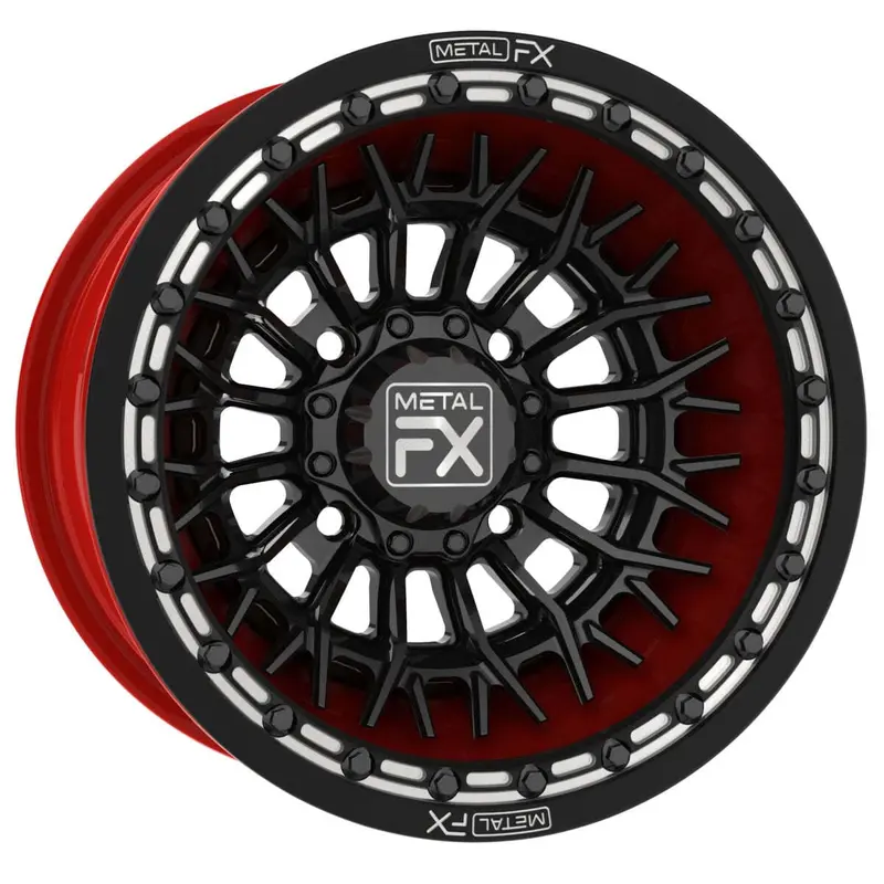 Metalfx 15" Falcon Forged 3-Piece Beadlock - 4 Lug 1