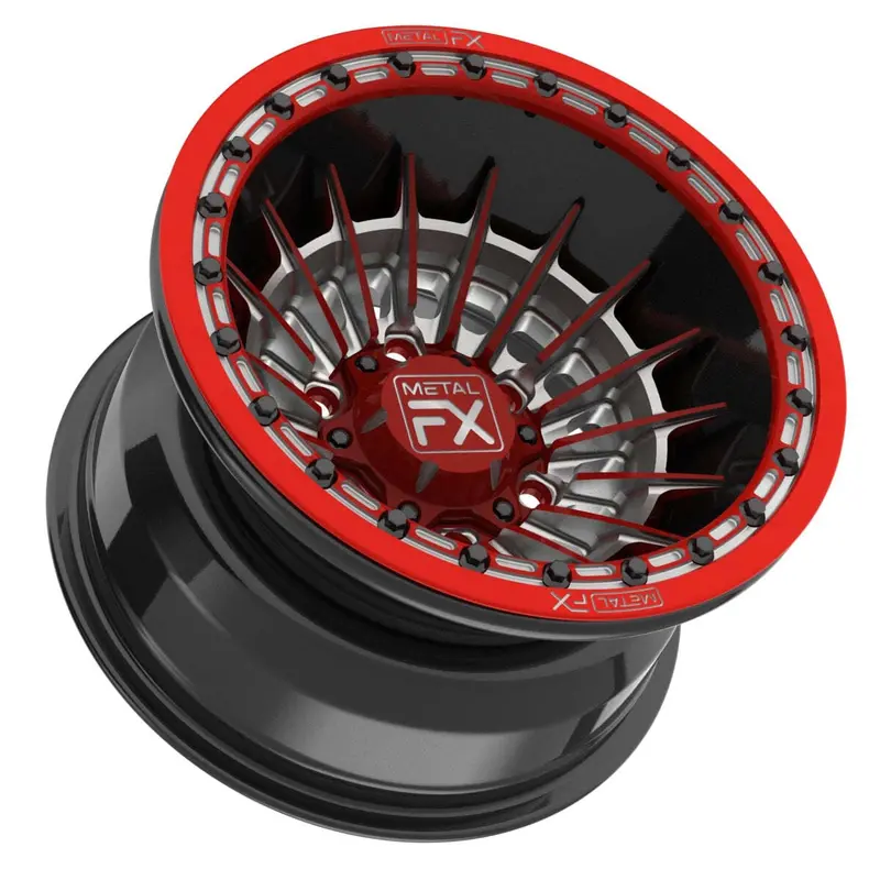Metalfx 15" Mobster 6R Forged 3-Piece Beadlock 2