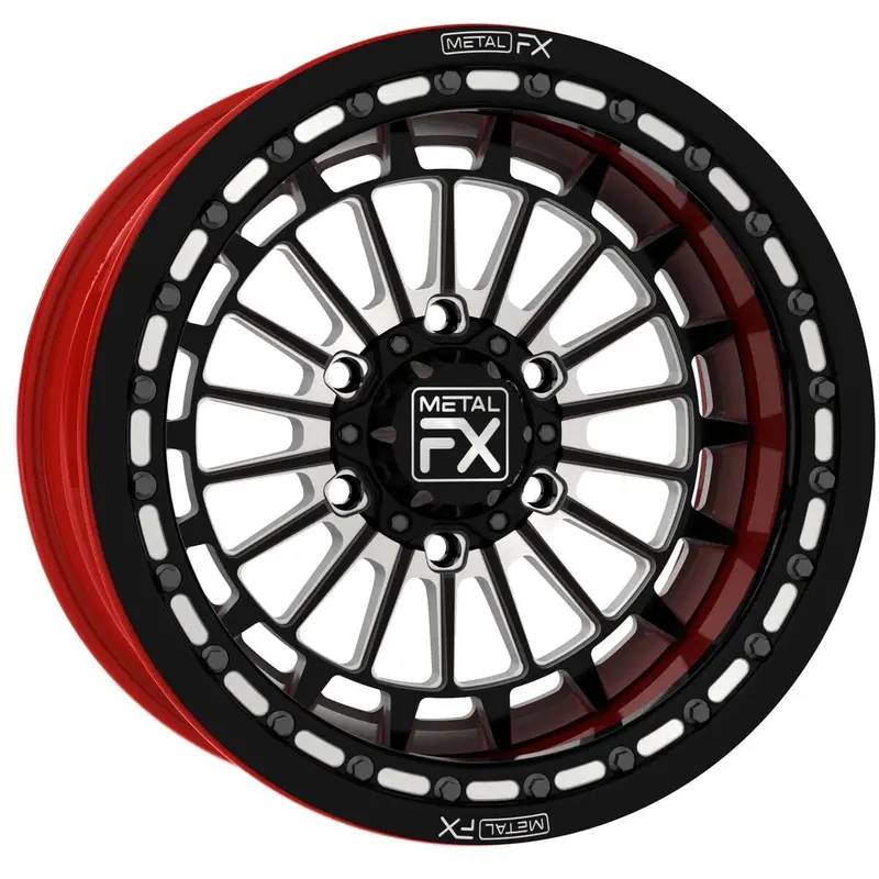Metalfx 17" Delta 6R Forged 3-Piece Beadlock - Custom 1
