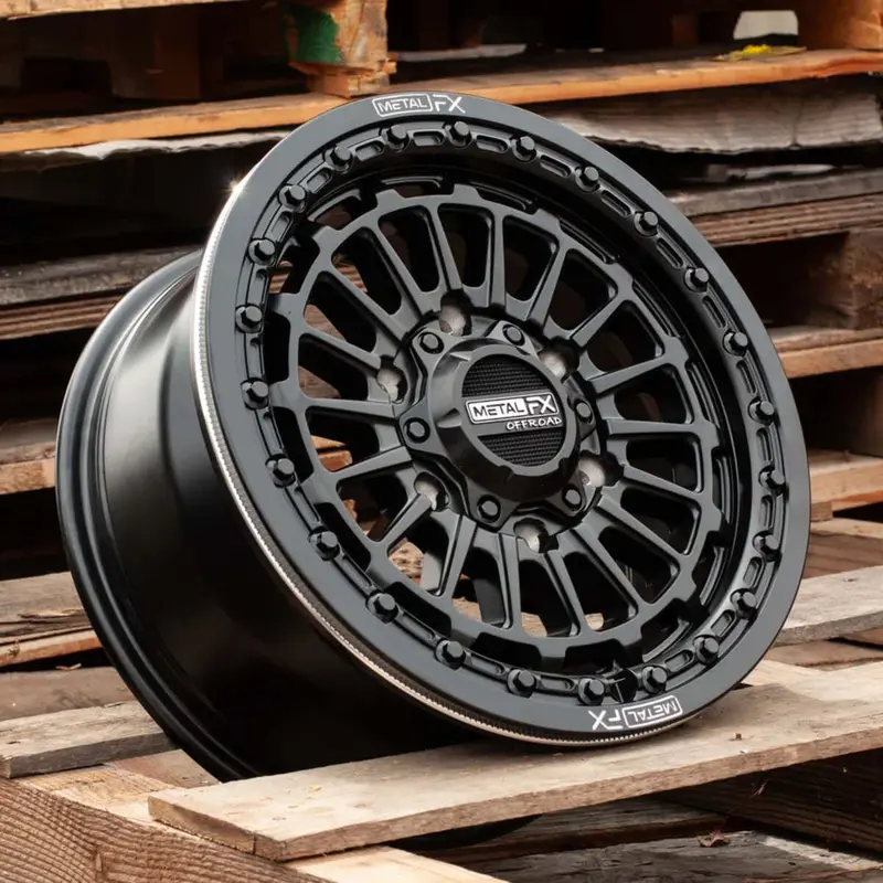 Metalfx Delta 6R Utv Beadlock Wheel Kit (6 Lug) - Satin Black 3