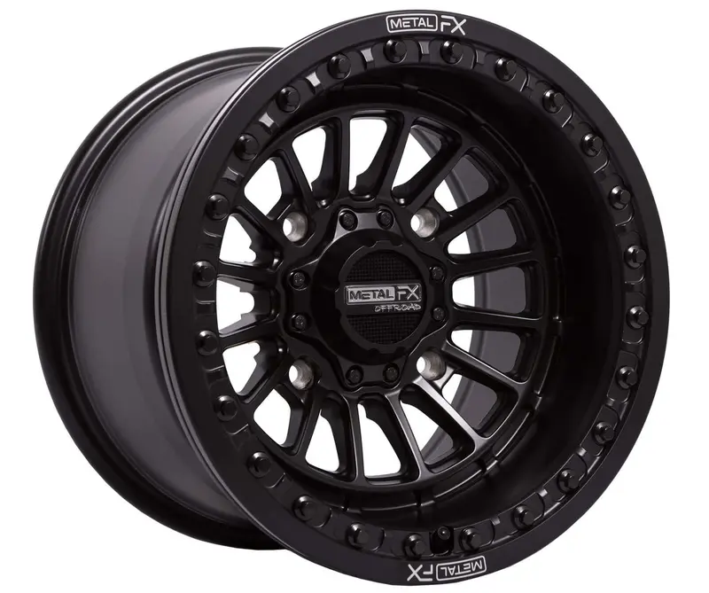 Metalfx Delta Black Beadlock & Maxxis Roxxzilla Radial Wheel & Tire Kit 2