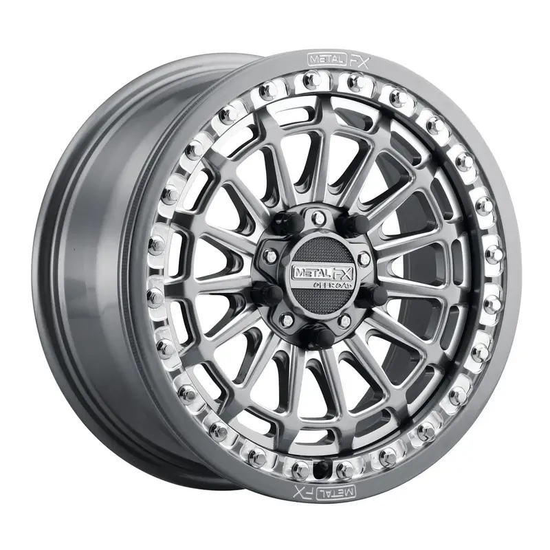 Metalfx Delta R Beadlock - Gunmetal Contrast Cut 1