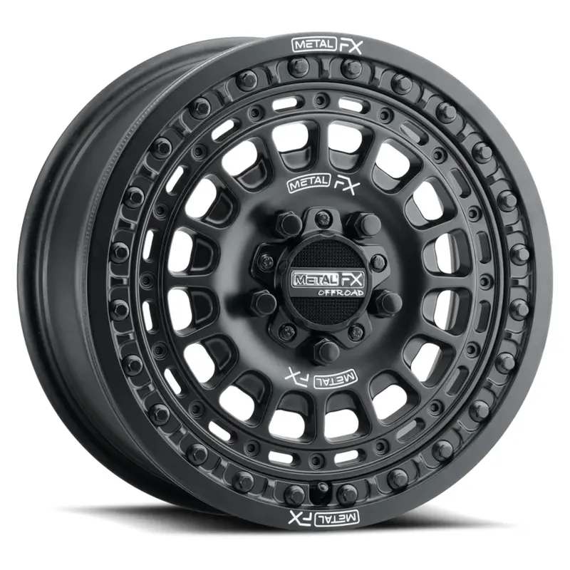 Metalfx Offroad Hitman R Black Beadlock & Maxxis Carnivore Radial Wheel & Tire Kit 2