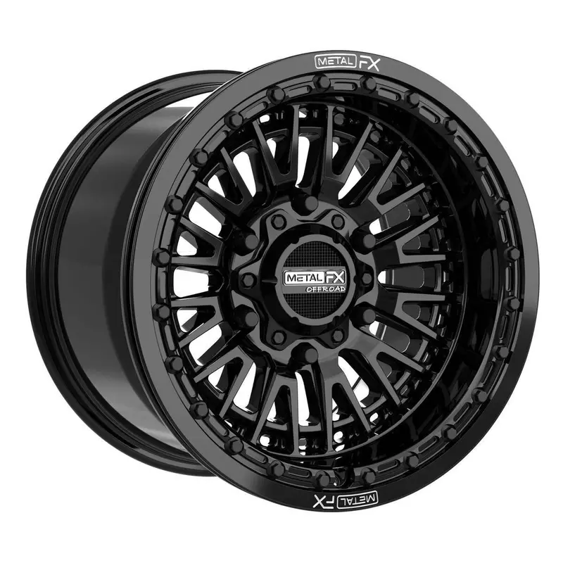 Metalfx Slayer 6R Beadlock (6 Lug) - Gloss Black 1