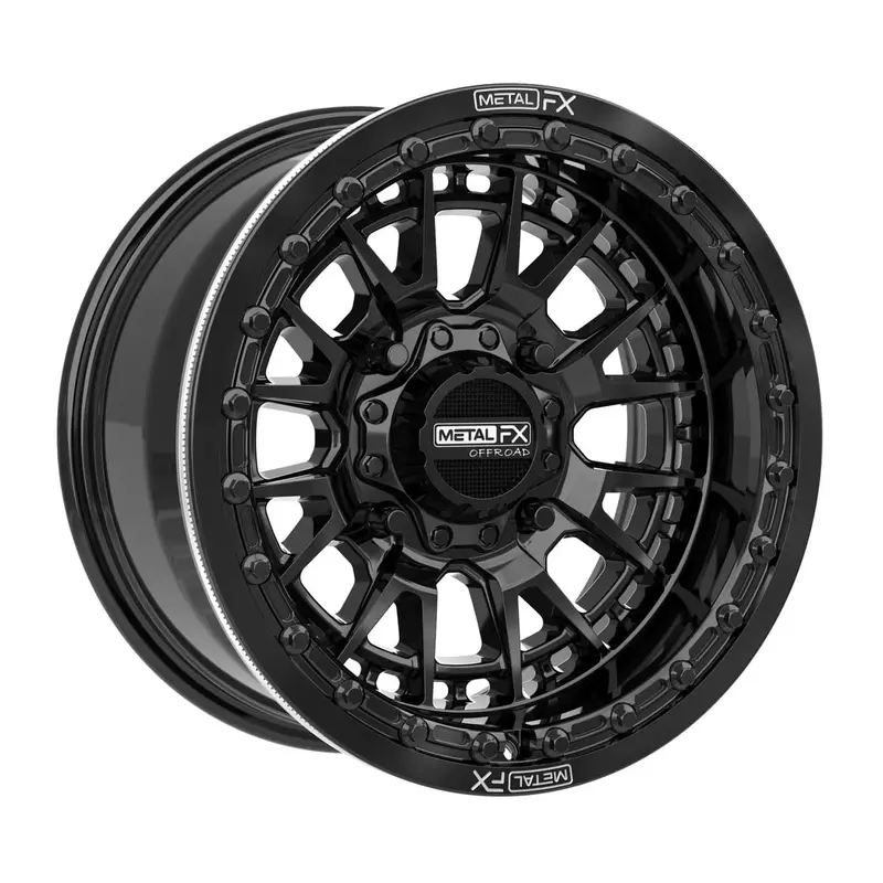 Metalfx Slayer Beadlock - Gloss Black 2