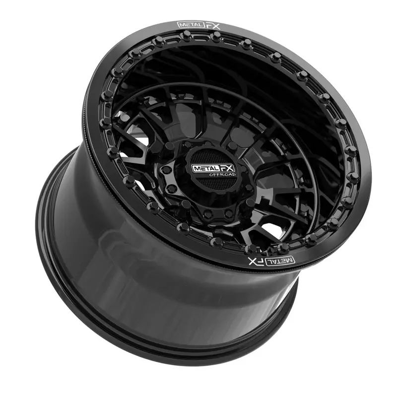 Metalfx Slayer Beadlock - Gloss Black 4