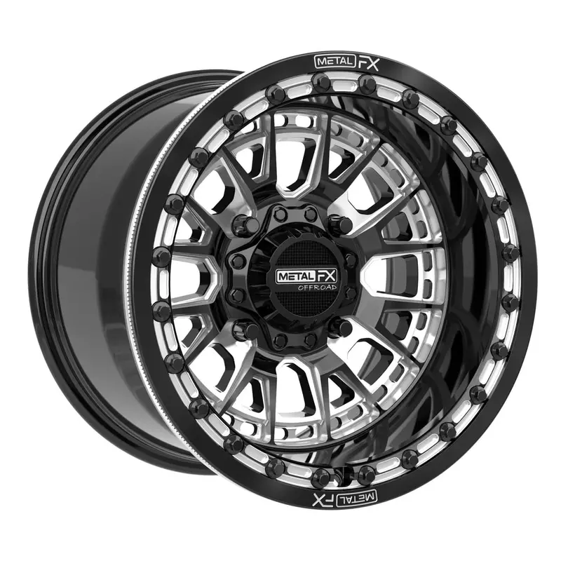 Metalfx Slayer Beadlock - Gloss Black Contrast Cut 1