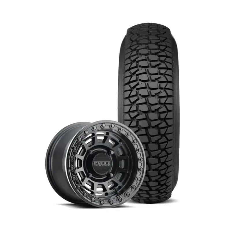 Method 415 Utv Beadlock Wheel Double Black & Tensor Regulator-2 Tire 1