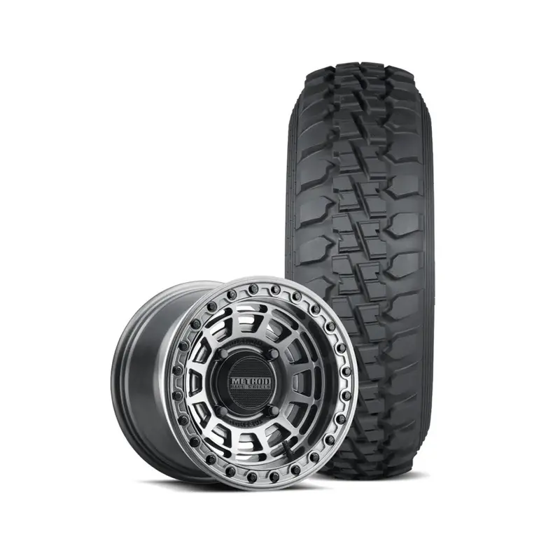 Method 415 Utv Beadlock Wheel Gloss Graphite & Tensor Ds Tire 1