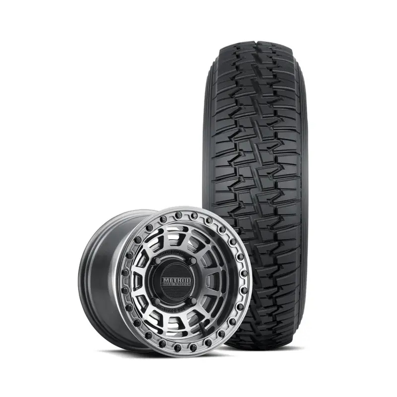 Method 415 Utv Beadlock Wheel Gloss Graphite & Tensor Dsr Tire 1
