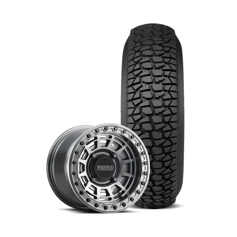Method 415 Utv Beadlock Wheel Gloss Graphite & Tensor Regulator-2 Tire 1