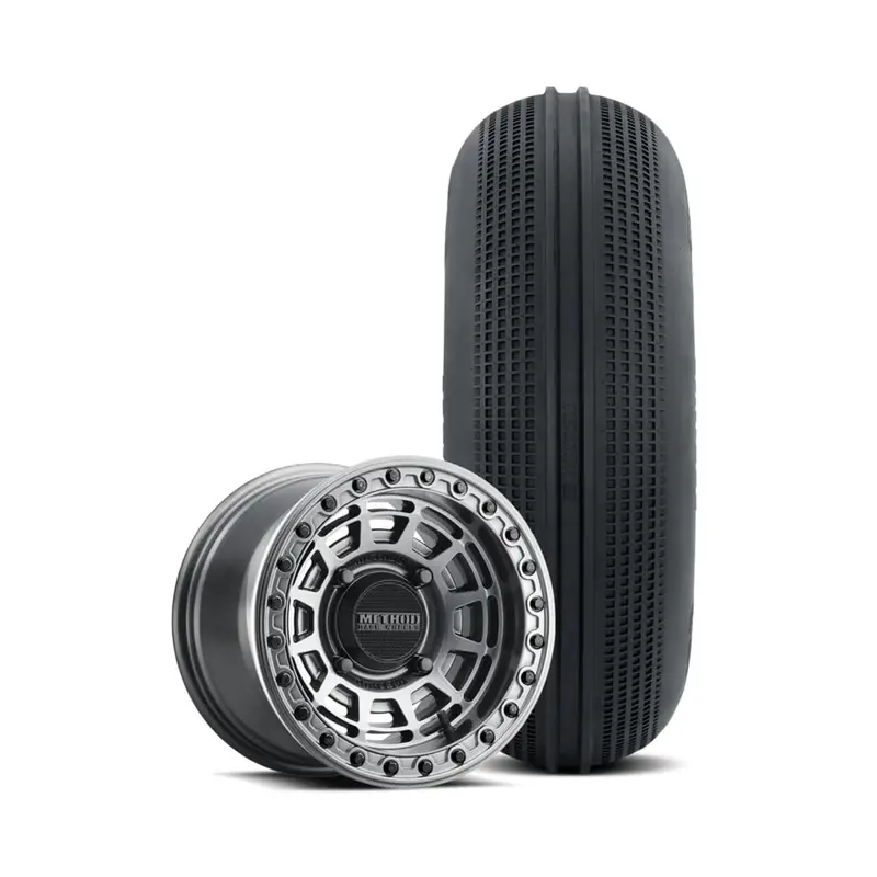 Method 415 Utv Beadlock Wheel Gloss Graphite & Tensor Ss 33 Front Tire 1