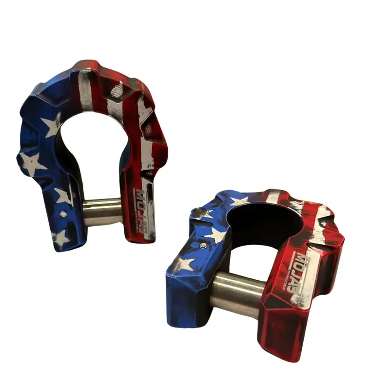 Mojab Off-Road 3/4'' Extreme Duty Aluminum D-Shackle Set - 9T 1