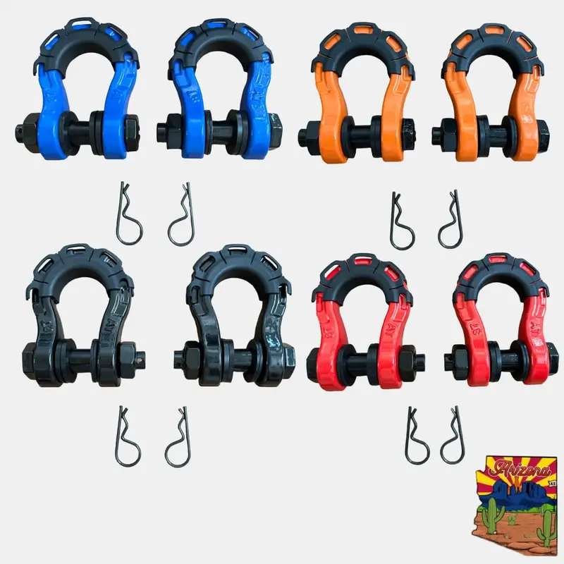 Mojab Off-Road 3/4” Forged 8T Steel D-Shackle Set 1
