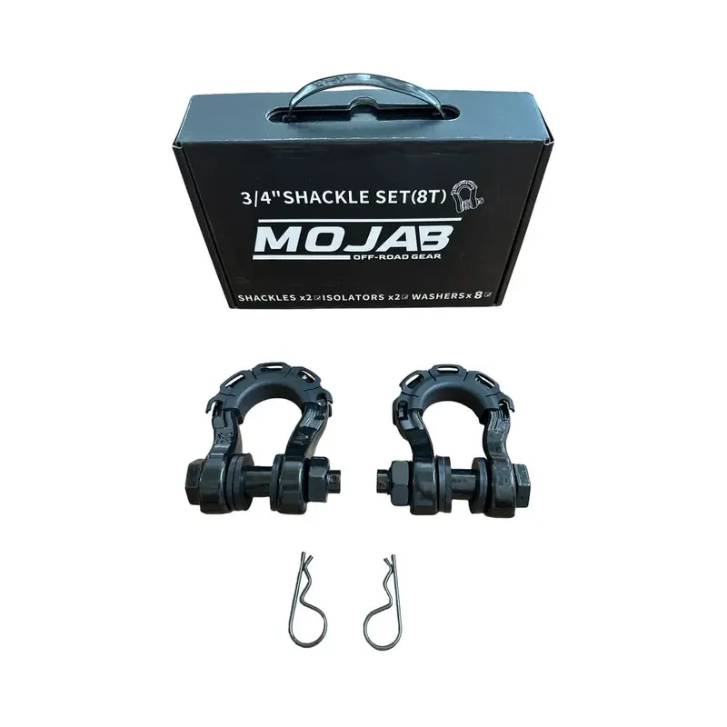 Mojab Off-Road 3/4” Forged 8T Steel D-Shackle Set 4