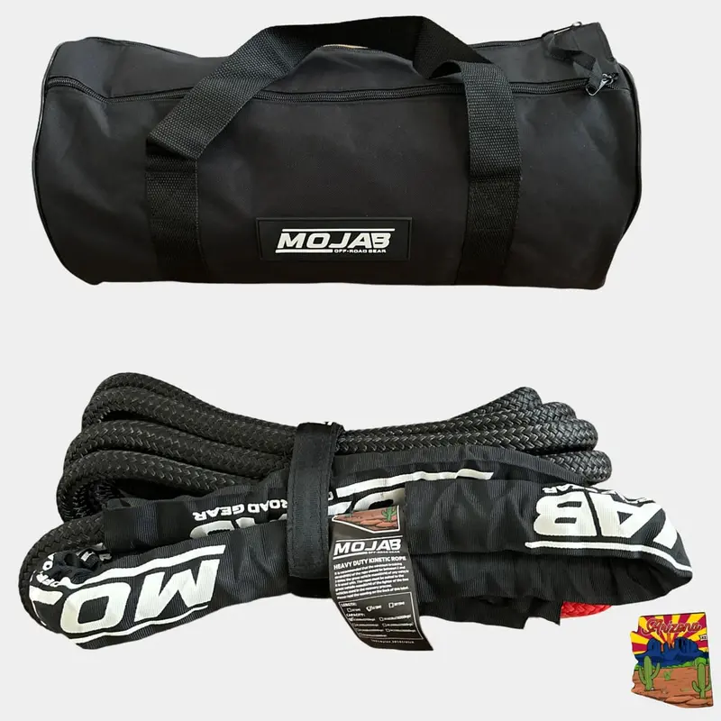 Mojab Off-Road 5/8'' X 26' Kinetic Rope W/Storage Bag 1