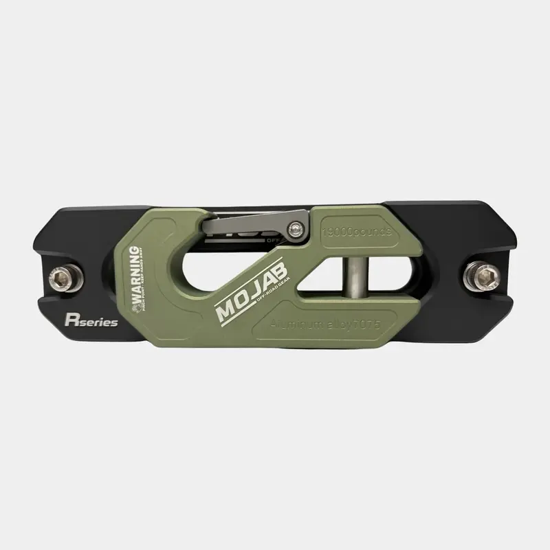 Mojab Off-Road Aluminum Recessed Winch Shackle With Closed Latch & Fairlead Kit 11