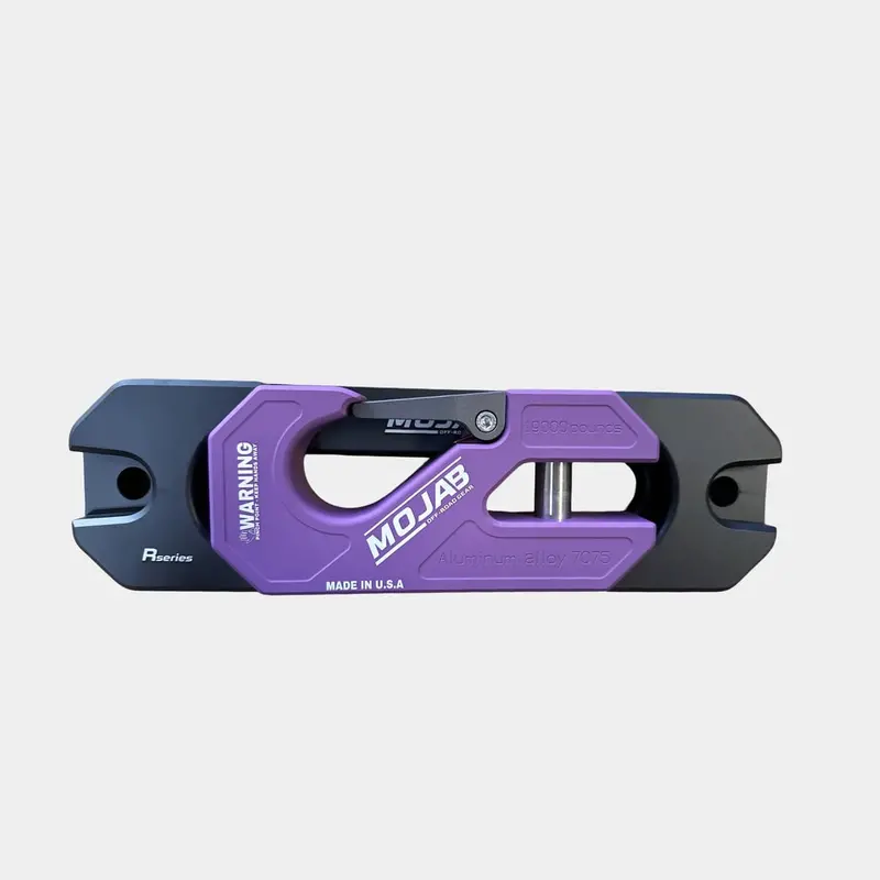 Mojab Off-Road Aluminum Recessed Winch Shackle With Closed Latch & Fairlead Kit 12