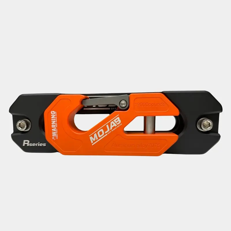 Mojab Off-Road Aluminum Recessed Winch Shackle With Closed Latch & Fairlead Kit 9