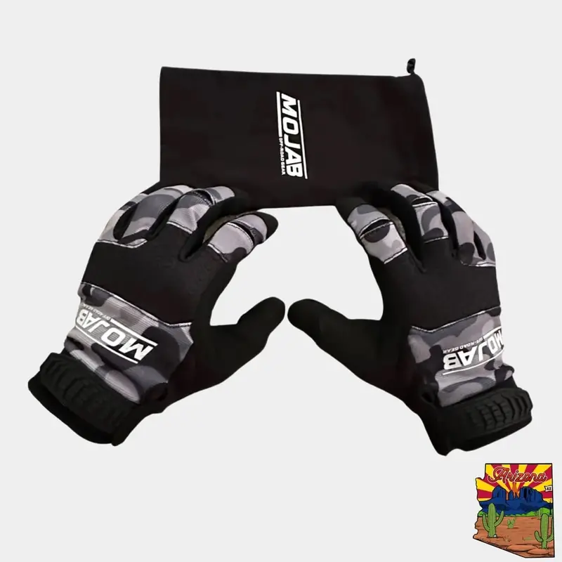 Mojab Off-Road Camo Design Touchscreen Compatible Work/ Driving Gloves 1