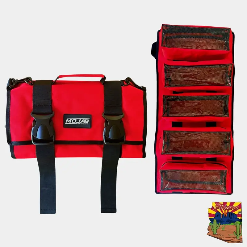 Mojab Off-Road Large Canvas Tool Organizer Bag With 5 Removeable Pouches 2