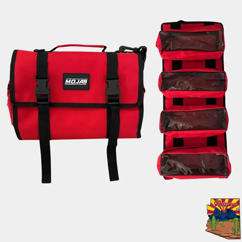 Mojab Off-Road Medium Canvas Tool Organizer Bag With Removeable Pouches 1