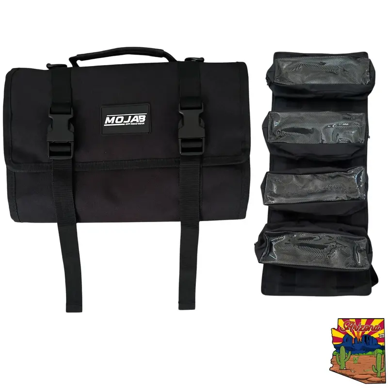 Mojab Off-Road Medium Canvas Tool Organizer Bag With Removeable Pouches 2