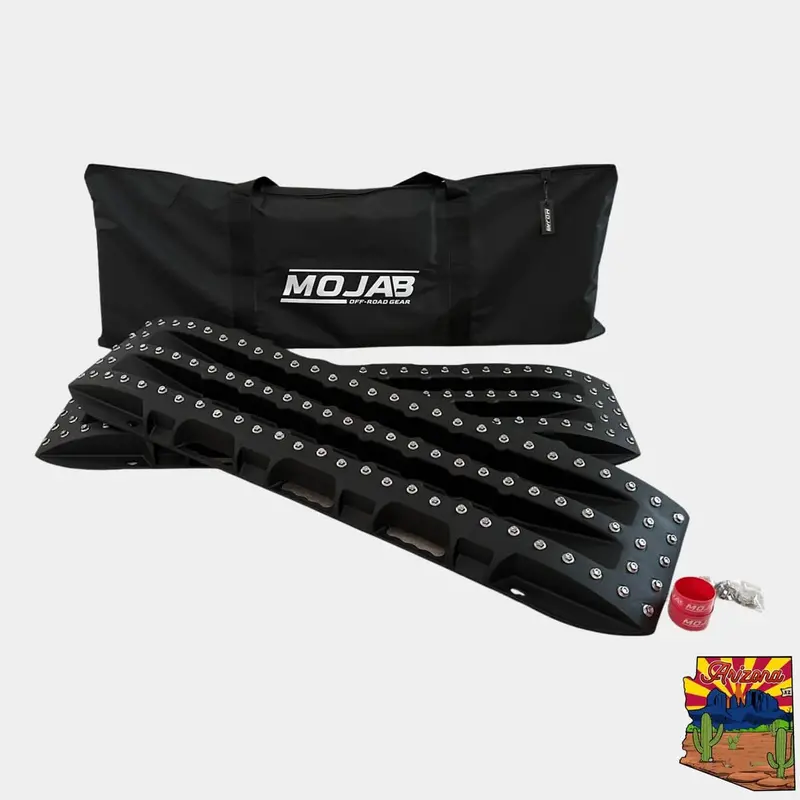 Mojab Off-Road Ultimate Traction Recovery Board With Steel Plugs & Storage Bag 1