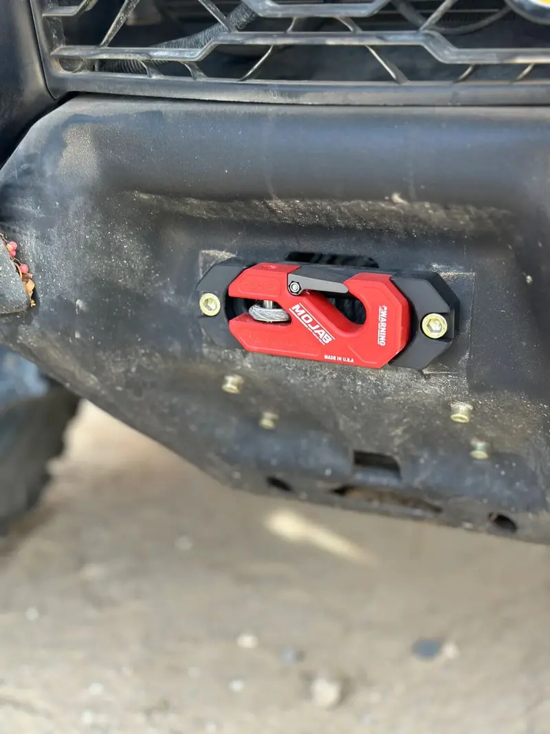 Mojab Off-Road Utv Aluminum Recessed Side By Side Winch Shackle W/Fairlead Kit 3