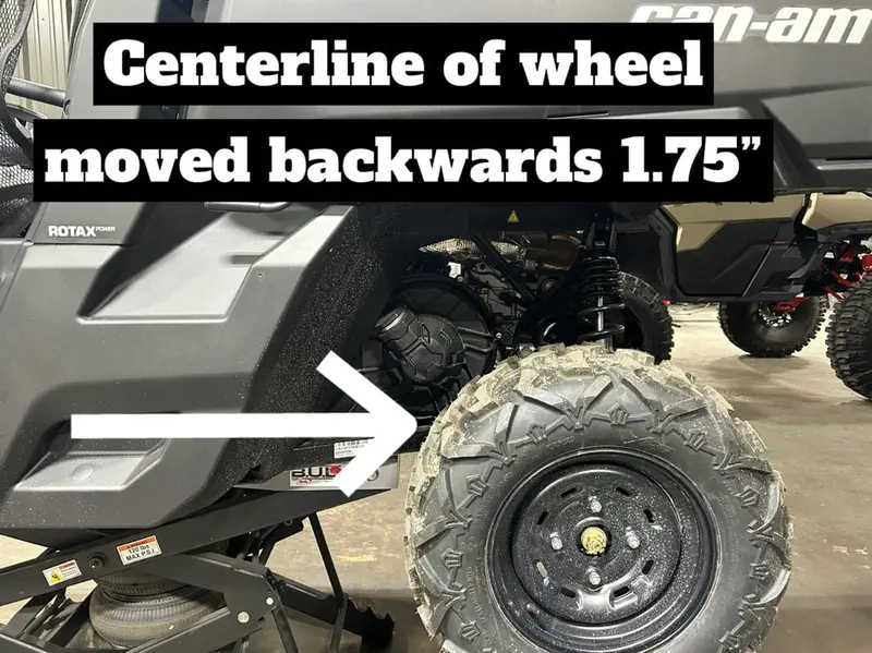 Moorhead Offroad Can-Am Defender 62”/1.75” Raked Rear A-Arms 3