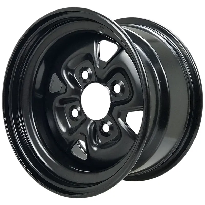 Moose Utility 12X7 - 4/156 - 4+3 Black Steel Wheel 2