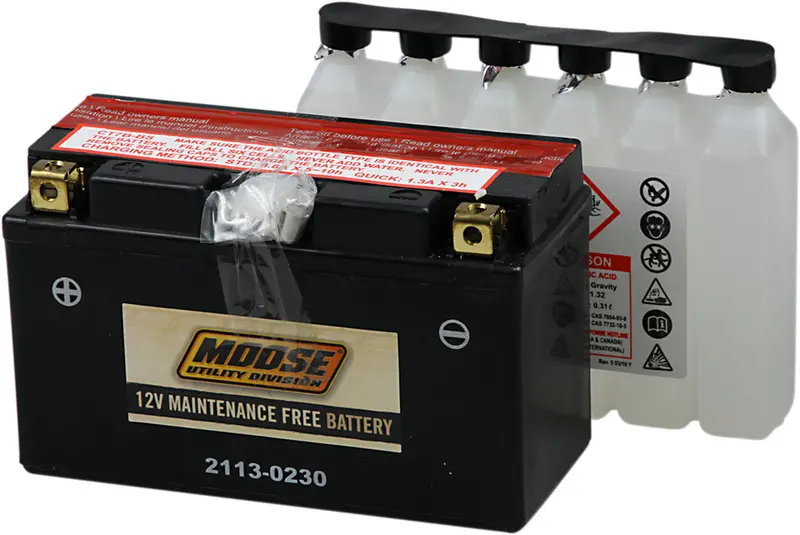 Moose Utility Agm Maintenance Free Battery -  Yt7b-Bs 1