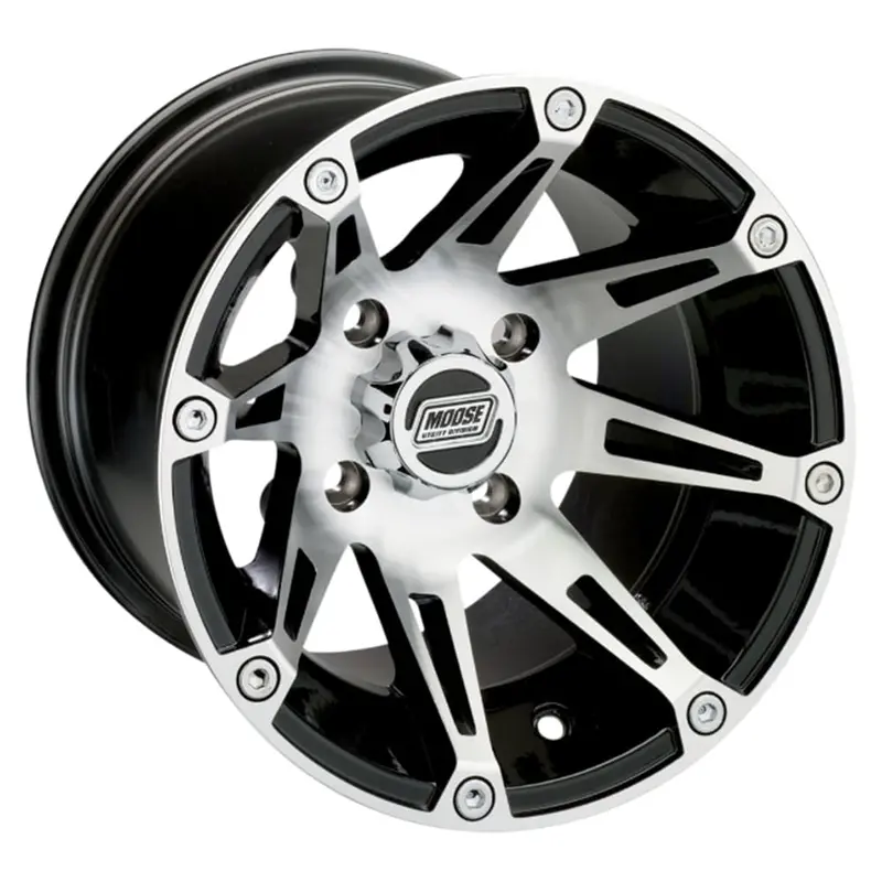 Moose Utility Can-Am Maverick 1000R 387X Machined Standard Lip Black Wheel 1