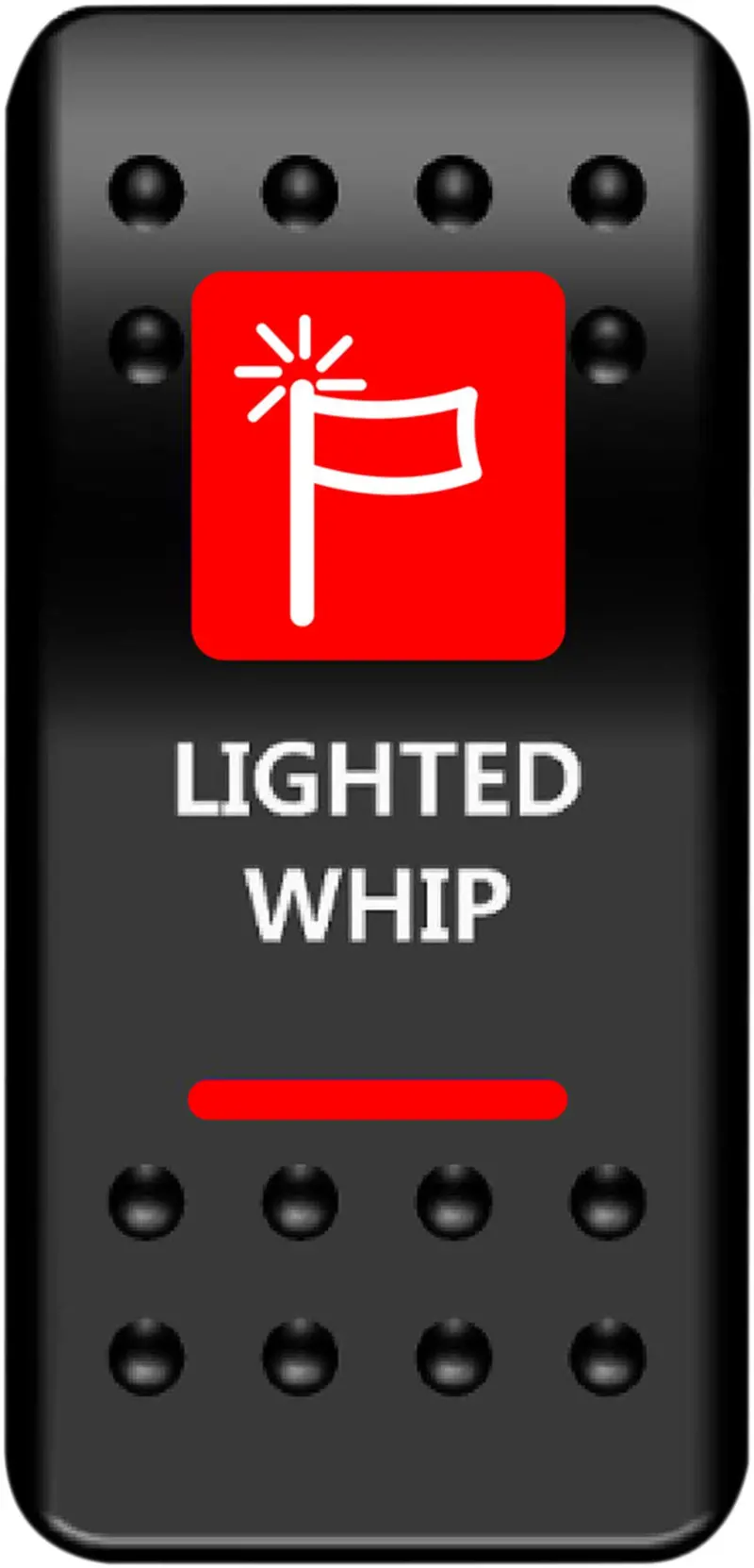 Moose Utility Lighted Whip Rocker Switch 1