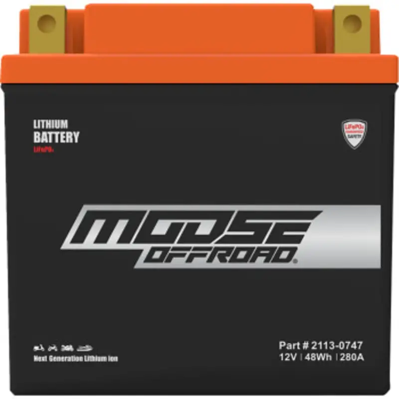 Moose Utility Lithium Ion Lifepo4 Battery - Hutx14ahq-Fp 1