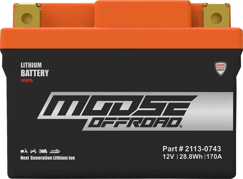 Moose Utility Lithium Ion Lifepo4 Battery - Hutz75-Fp 1