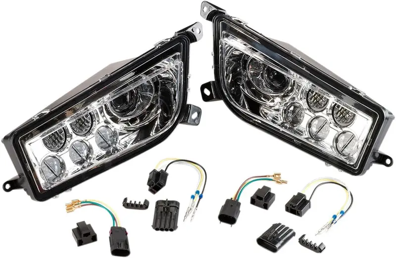 Moose Utility Polaris Rzr 1000 Front Led Headlight - Pair 1