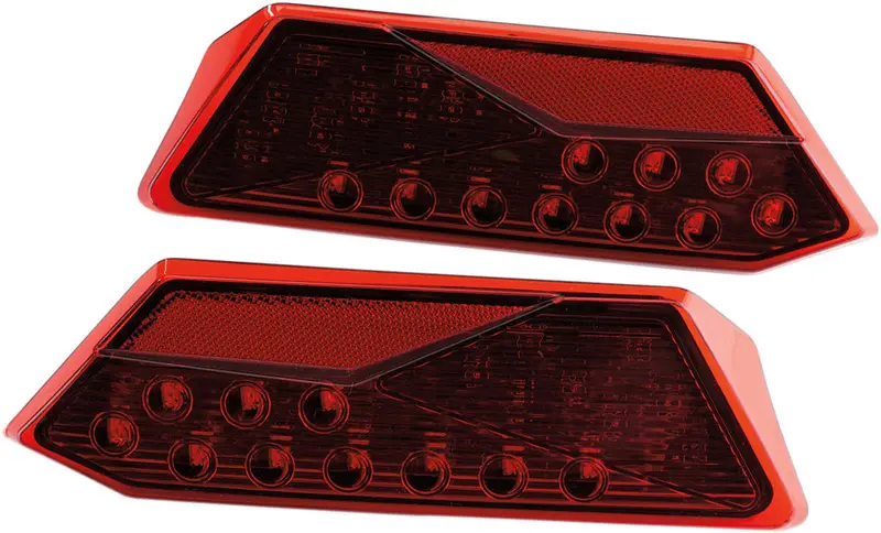 Moose Utility Polaris Rzr 1000 Led Tail Lights - Red 1