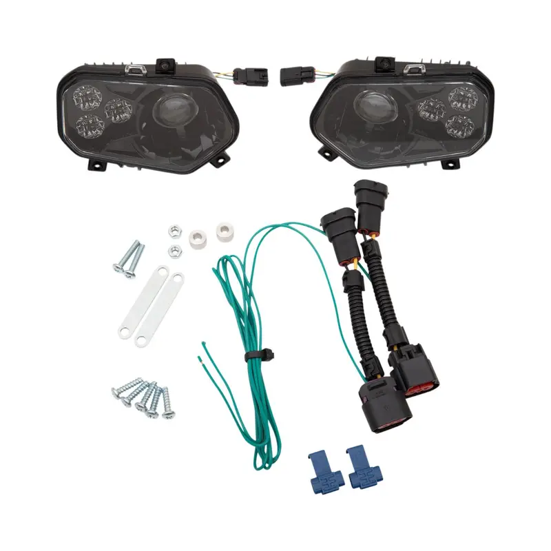 Moose Utility Polaris Rzr 800/900 Utv Led Headlight - Black 1