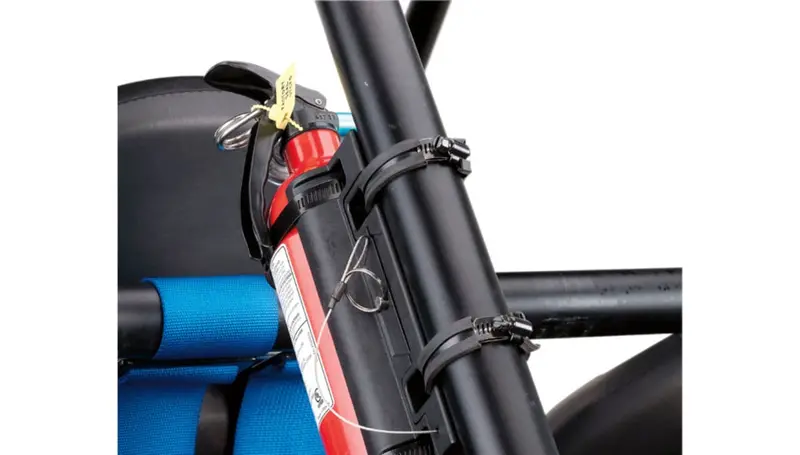 Moose Utility Utv Fire Extinguisher Mount - Black 1