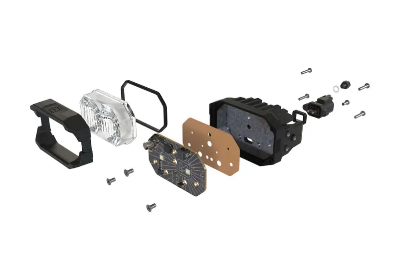 Morimoto 2 Banger Led Pods - Ncs Combo Beam 4