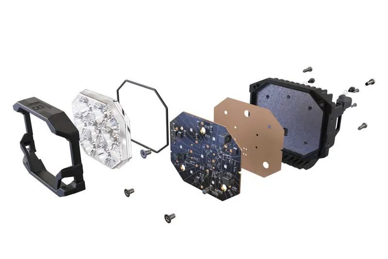 Morimoto Big Banger Led Pods - Ncs Combo Beam 5