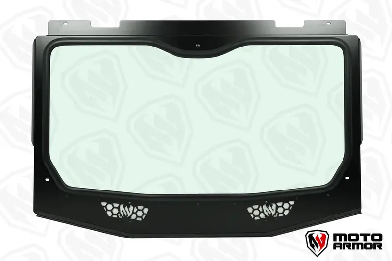 Moto Armor '24+ Polaris Rzr Xp 1000 Full Glass Windshield 1