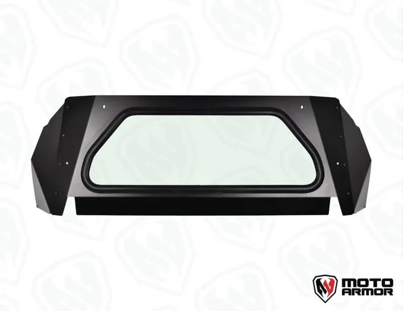 Moto Armor '25+ Kawasaki Teryx H2 Rear Glass Windshield 1