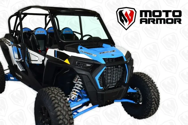 Moto Armor Full Glass Windshield - Polaris Rzr Turbo S 2