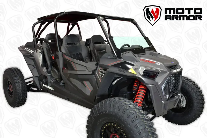 Moto Armor Polaris Rzr 2019+ Glass Half Windshield 2