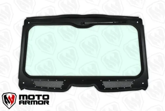 Moto Armor Vented Full Glass Windshield - Honda Talon 2