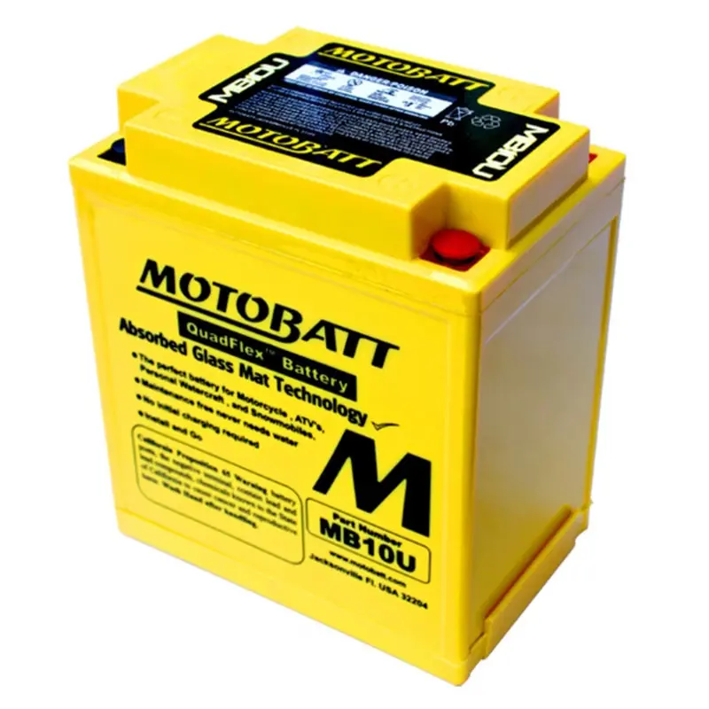 Motobatt 12V Agm Battery - Mb10u 1