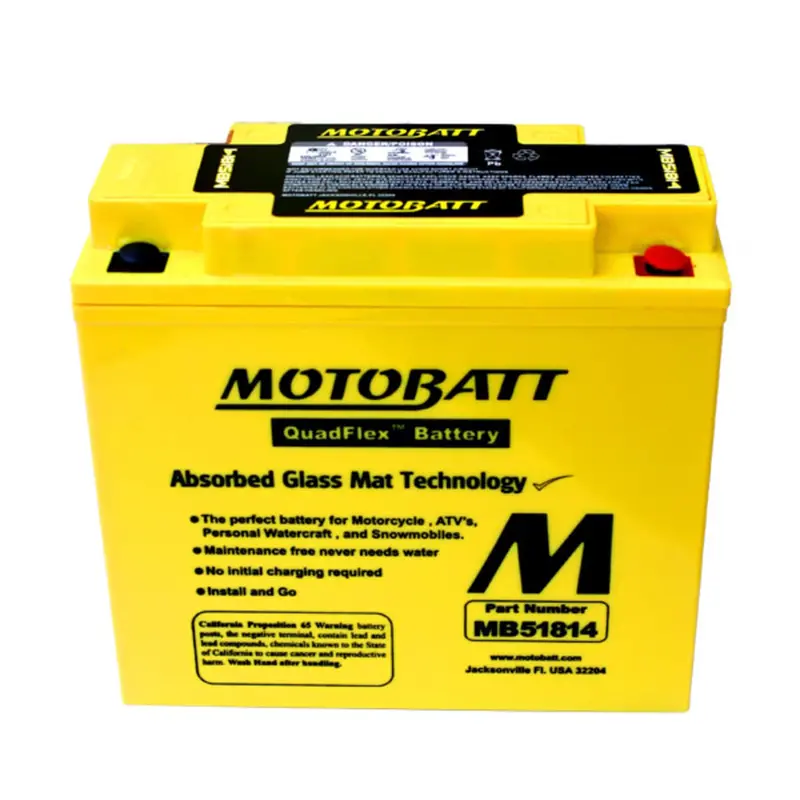 Motobatt 12V Agm Battery - Mb51814 2